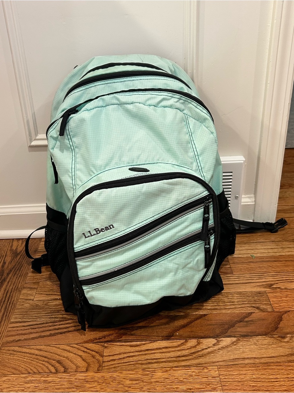 L.L. Bean Super Deluxe 41L Mint Green Multi-Compartment Backpack